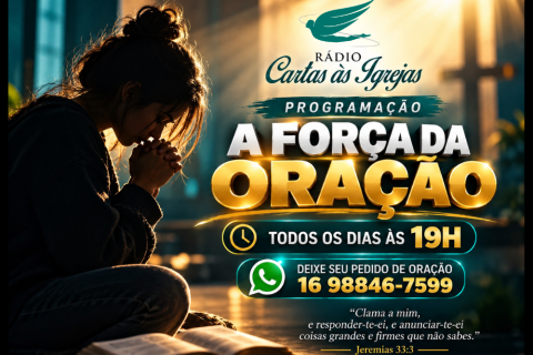Programa A força da Oração todos os dias as 19h